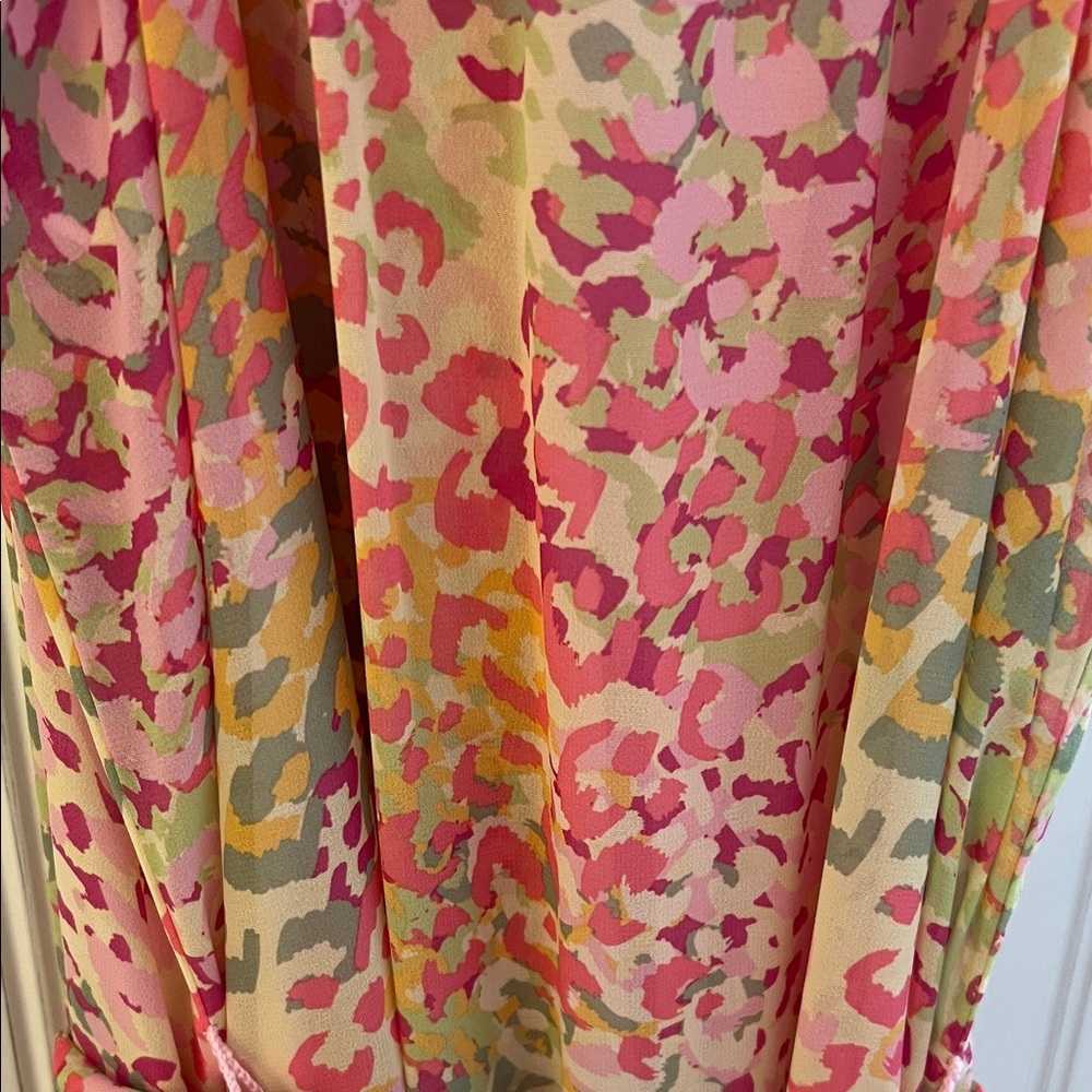 Bcbgeneration Pink And Yellow Patterned Dress - image 2